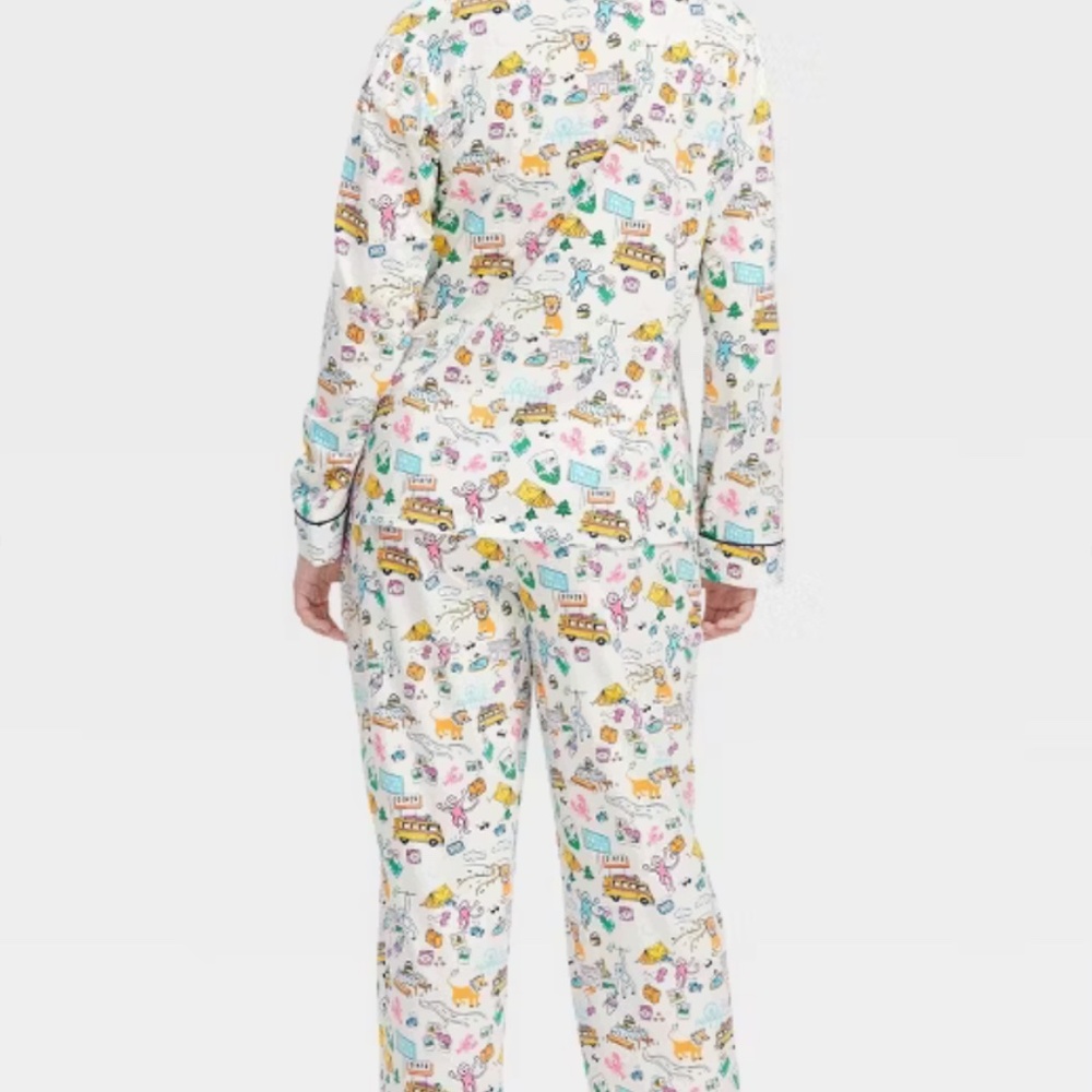 Roller Rabbit x Target Roadtrip Pajamas Size M - NEW w/tags - Picture 3 of 6